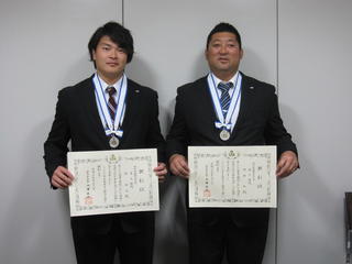 第41回群馬県スポーツ賞顕彰式にて当社スポーツ選手2名が表彰されました